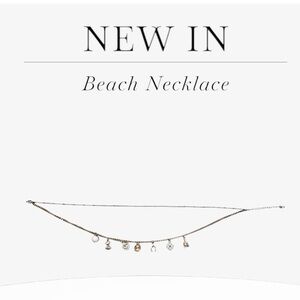 Chic Gold Charm Necklace with Beach vibes